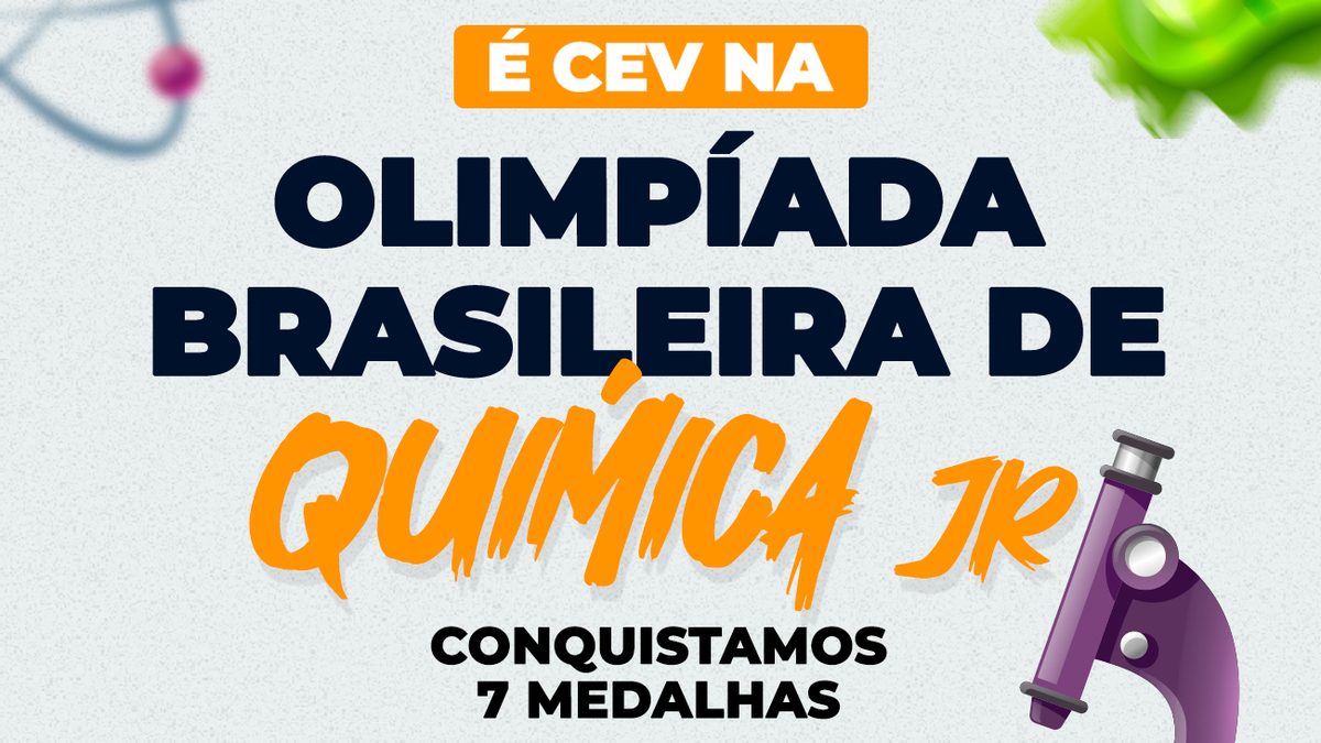 Alunos CEV conquistam novas medalhas na Olimpíada de Química