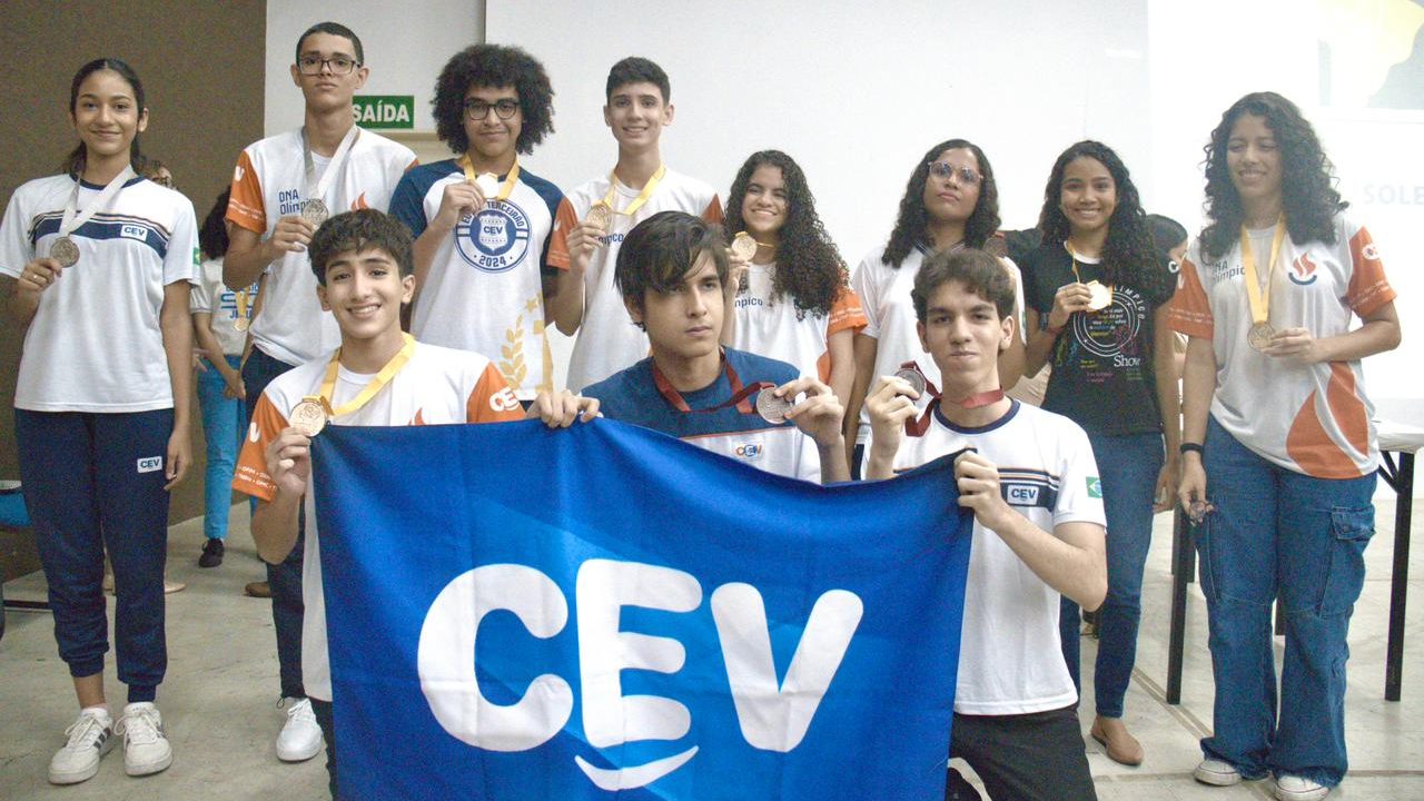 Alunos do CEV conquistam 34 medalhas  na Olimpíada Nacional de Ciências