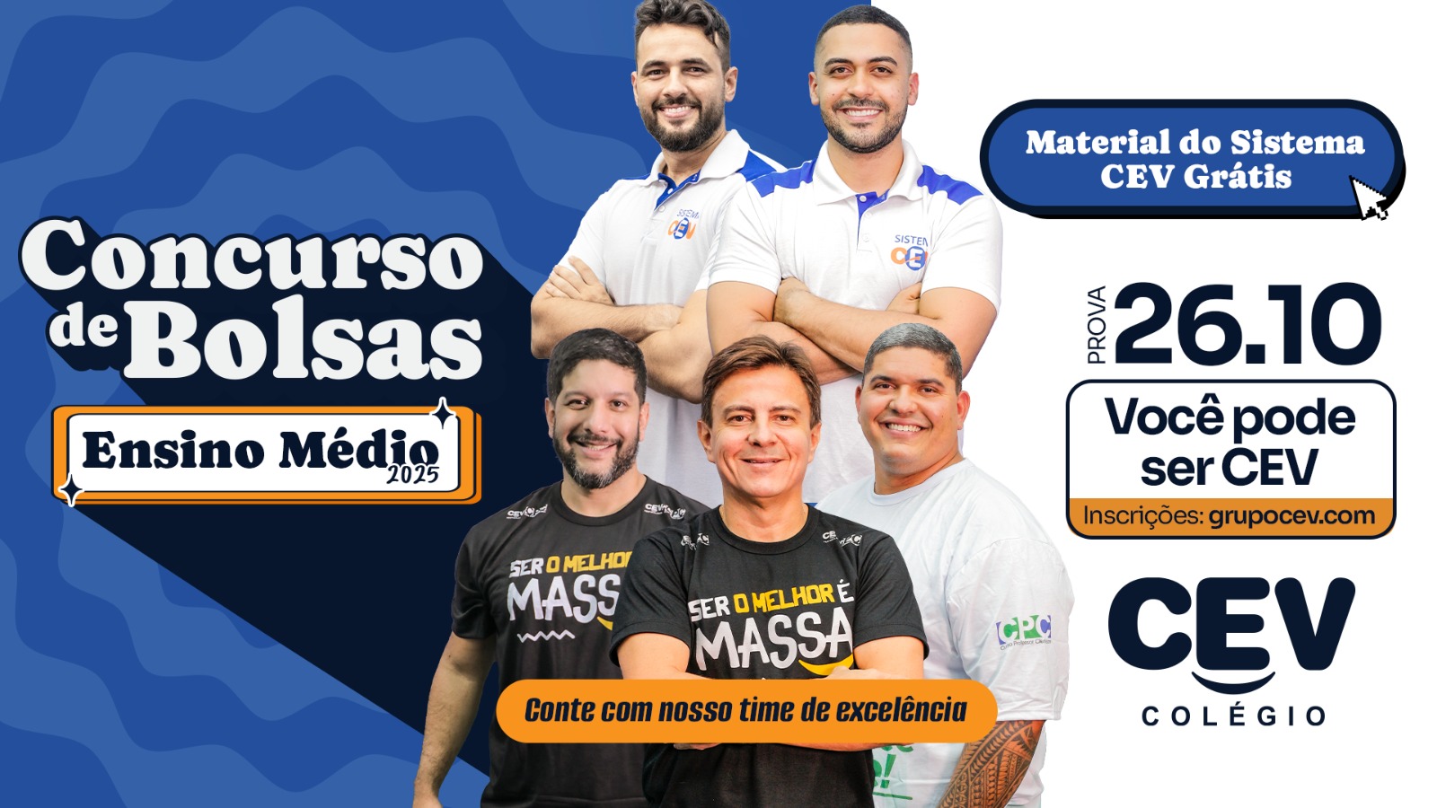 CEV Colégio terá nova edição do VestCEV no dia 26 de outubro – Inscrições abertas!