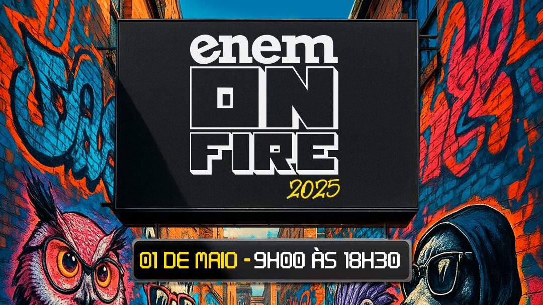 Cresce expectativa para o primeiro Enem On Fire do ano. Inscrições abertas!