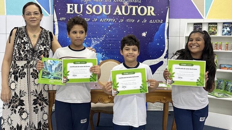 Talento e criatividade: alunos do CEV Colégio dão show no projeto “Eu Sou Autor e Escrevi um Livro de Verdade” 