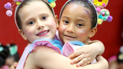 As pequenas bailarinas da escolinha de dança deram um show! 