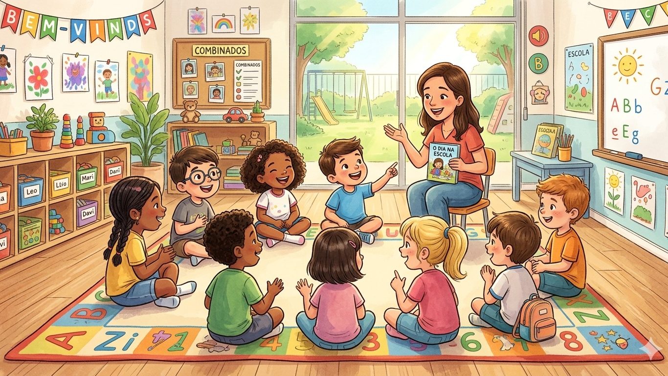 Você sabe a importância do momento da rodinha para as crianças da Educação Infantil?