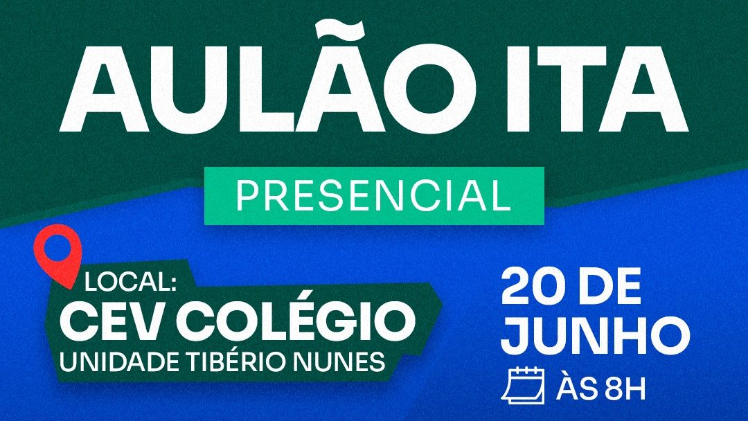 Aulão ITA presencial vai somar com preparação de alta performance